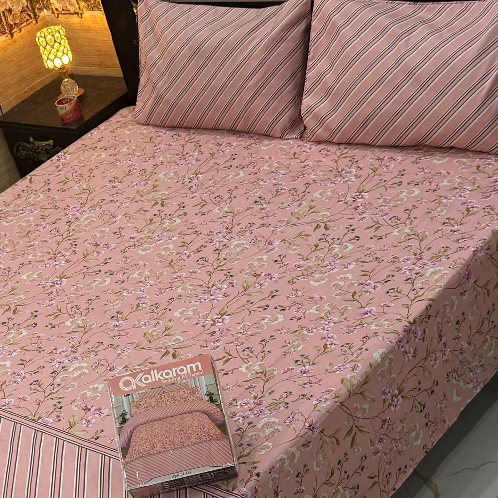 PRINTED PURE COTTON BEDSHEET ( DZN ) 6054