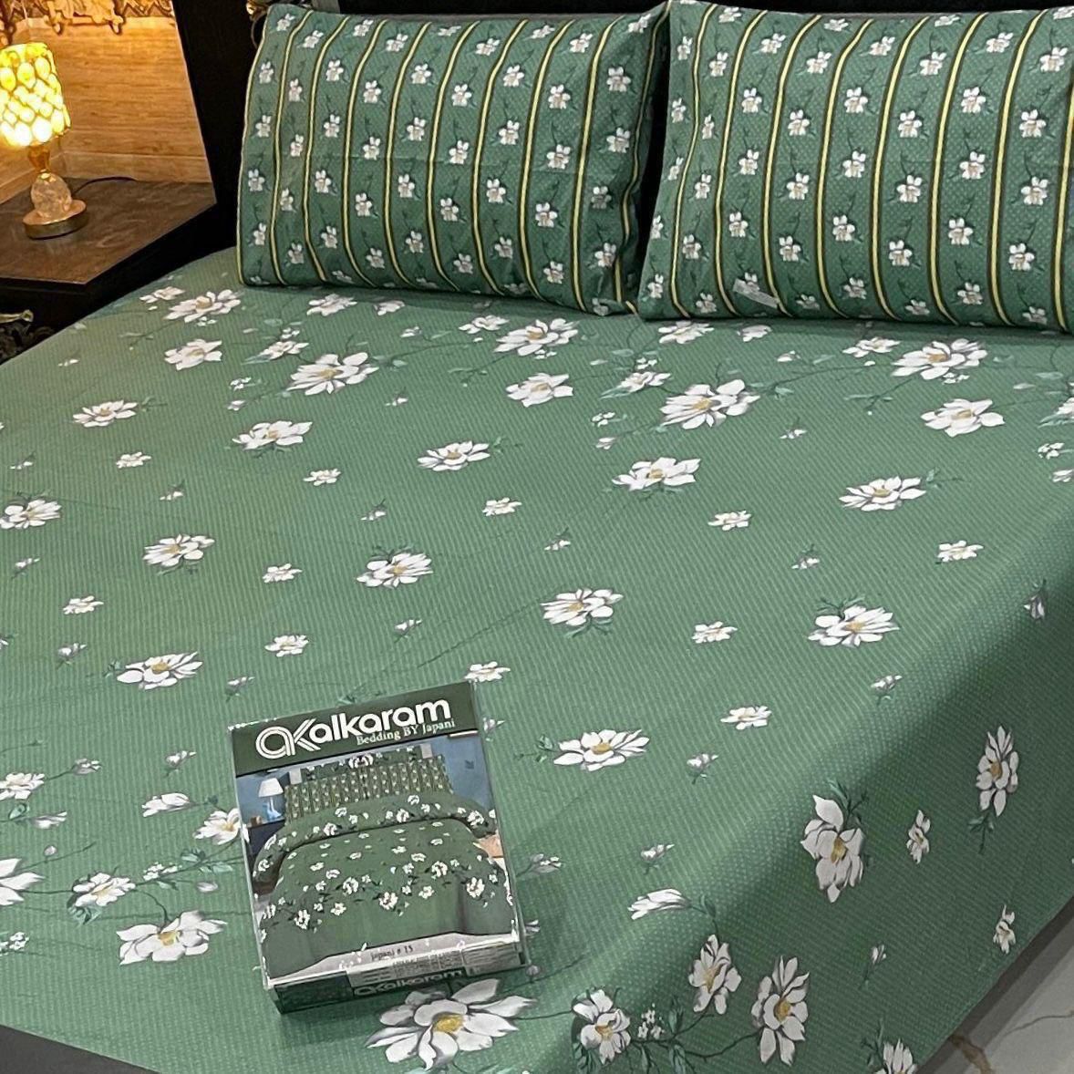 PRINTED PURE COTTON BEDSHEET ( DZN ) 6059
