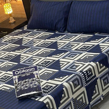 PRINTED PURE COTTON BEDSHEET ( DZN ) 6061