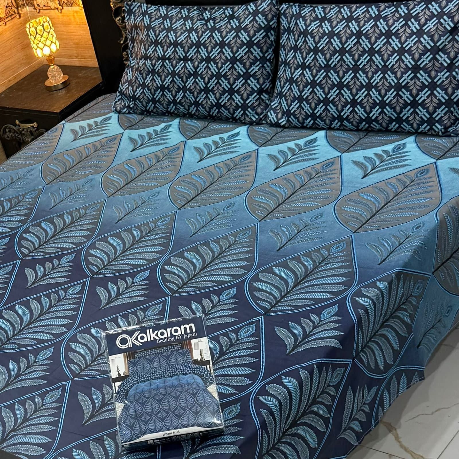 PRINTED PURE COTTON BEDSHEET ( DZN ) 6063
