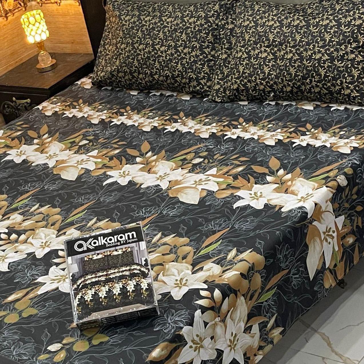 PRINTED PURE COTTON BEDSHEET ( DZN ) 6067