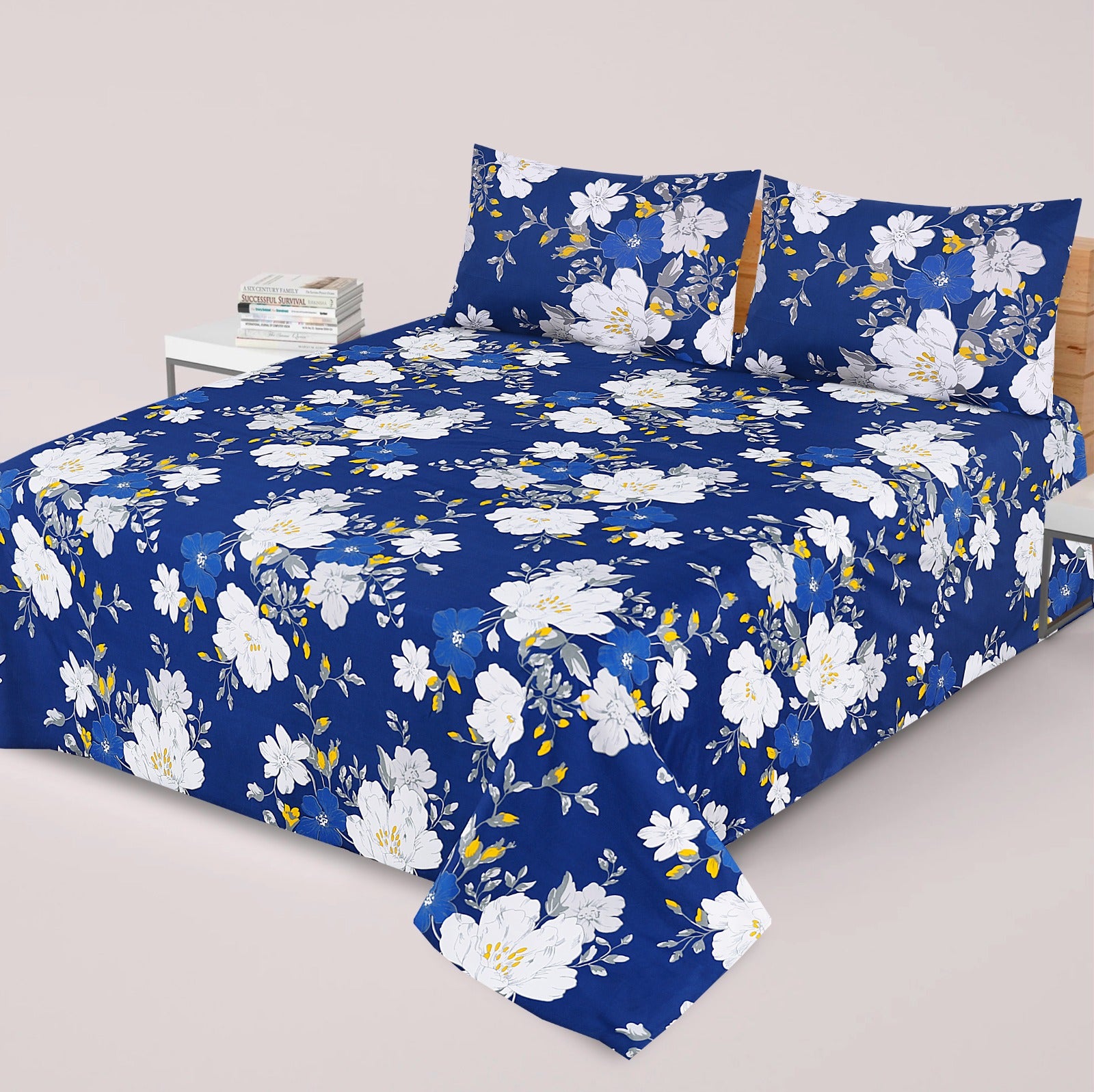 PRINTED PURE COTTON BEDSHEET ( DZN ) 6024