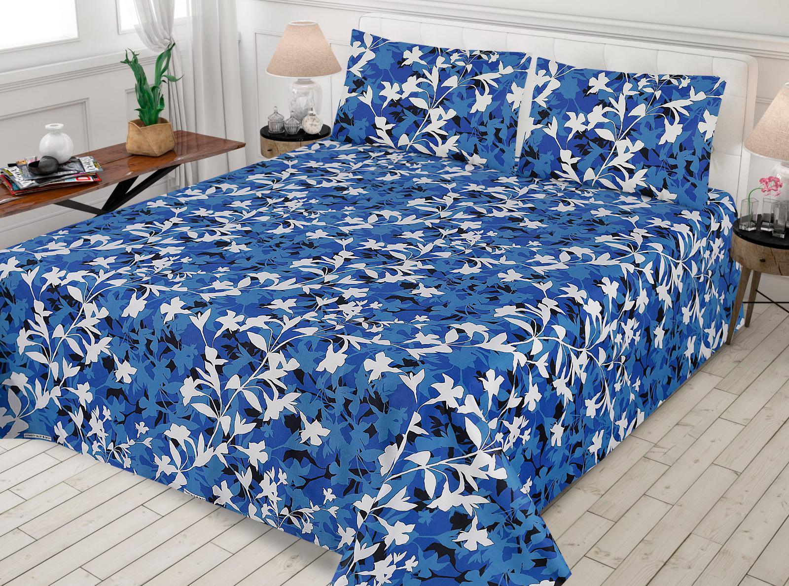 PRINTED PURE COTTON BEDSHEET ( DZN ) 6028