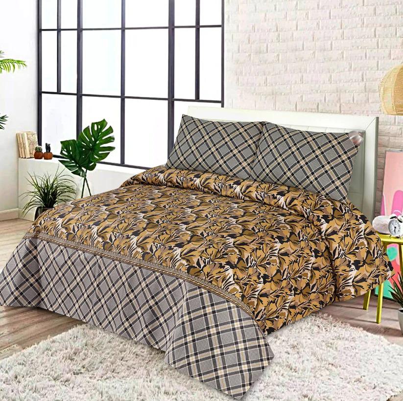 PRINTED PURE COTTON BEDSHEET ( DZN ) 6035