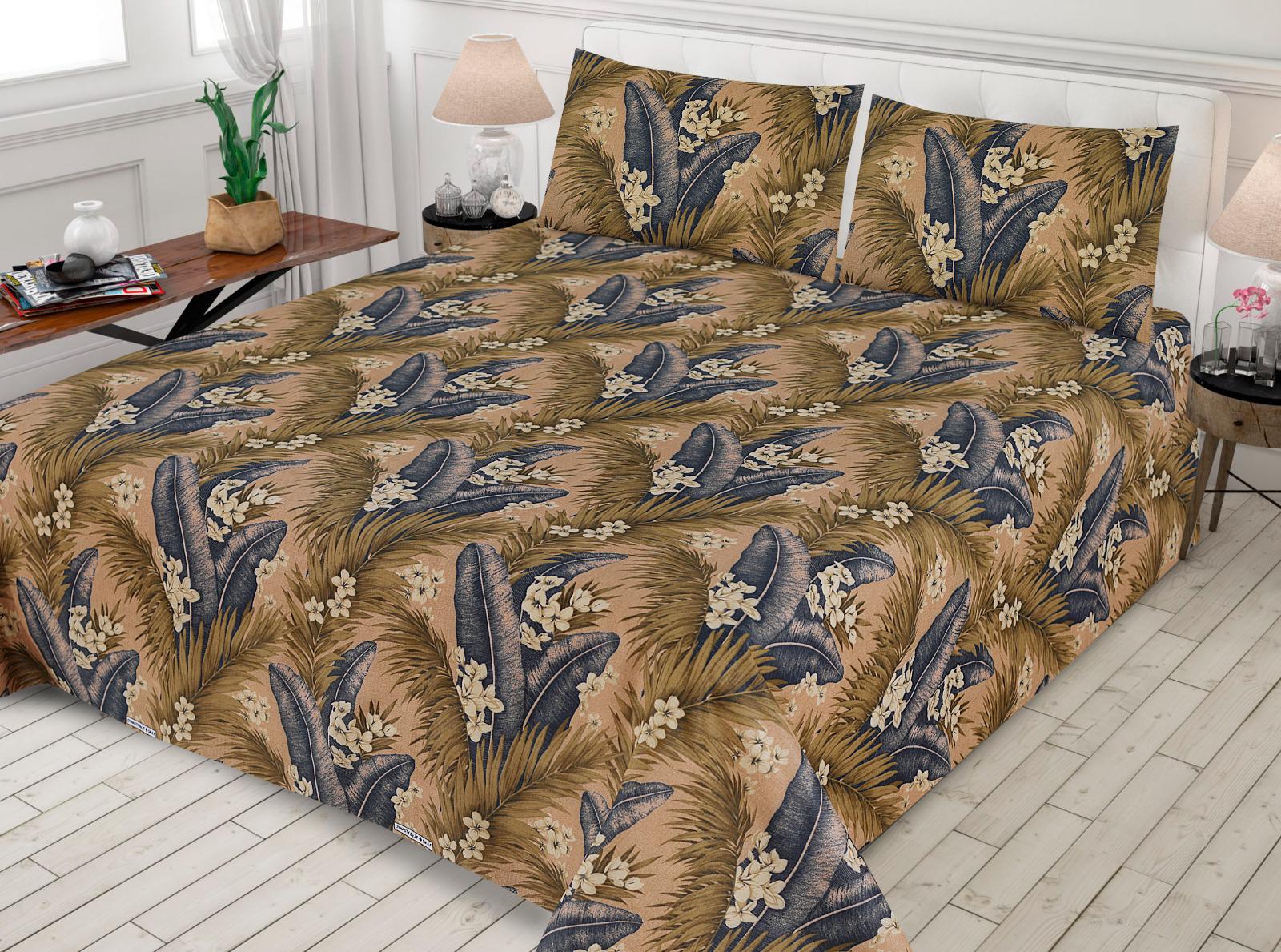 PRINTED PURE COTTON BEDSHEET ( DZN ) 6039