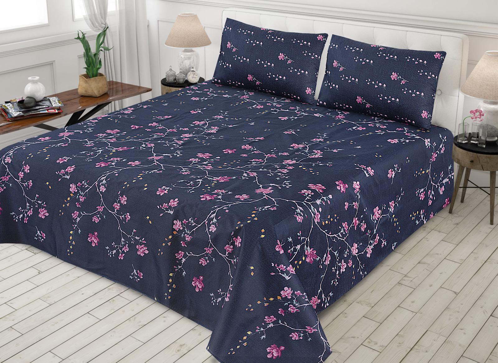 PRINTED PURE COTTON BEDSHEET ( DZN ) 6036