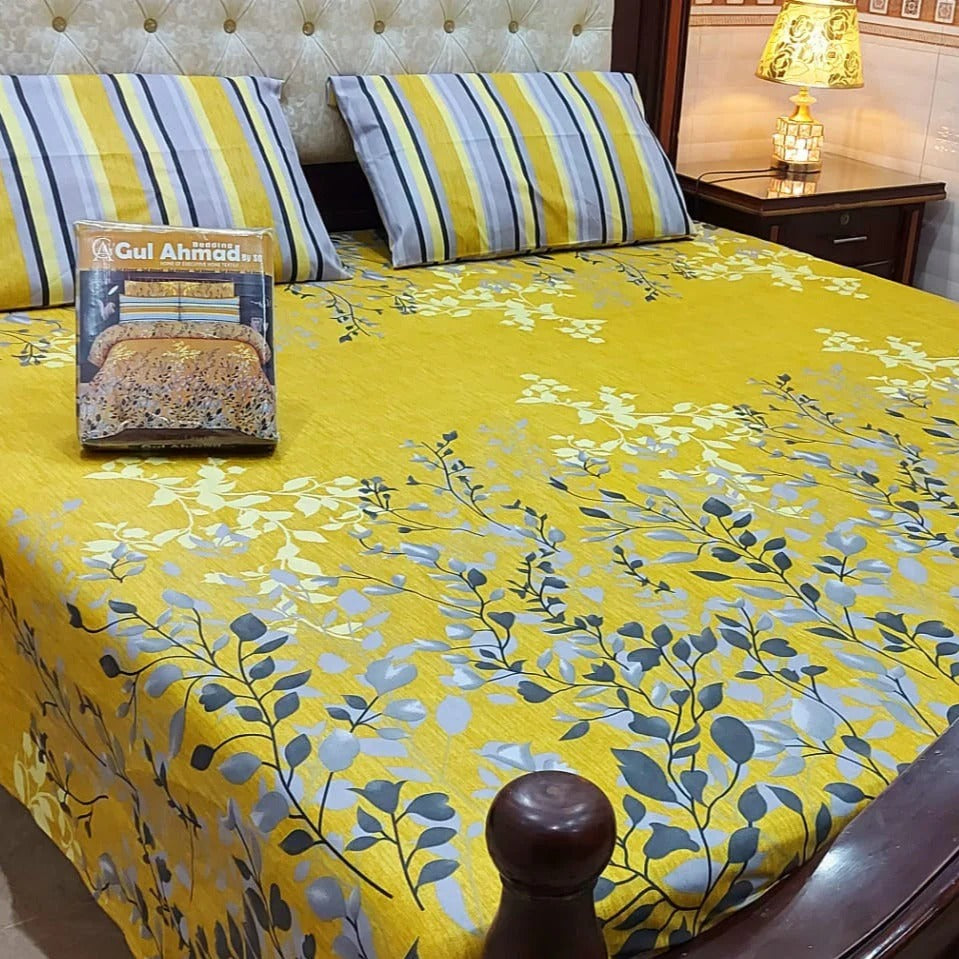 PRINTED PURE COTTON BEDSHEET ( DZN ) 6038