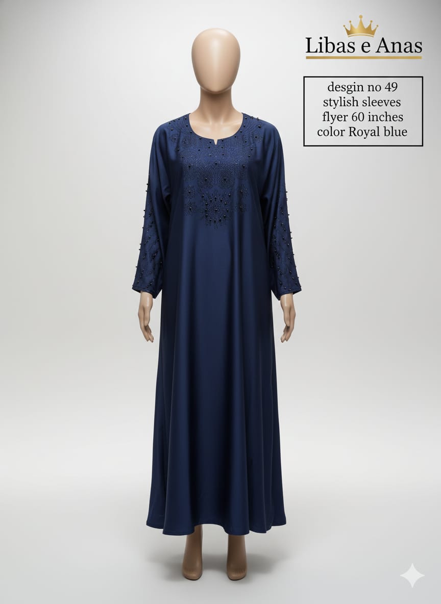 Fancy Stone Abaya