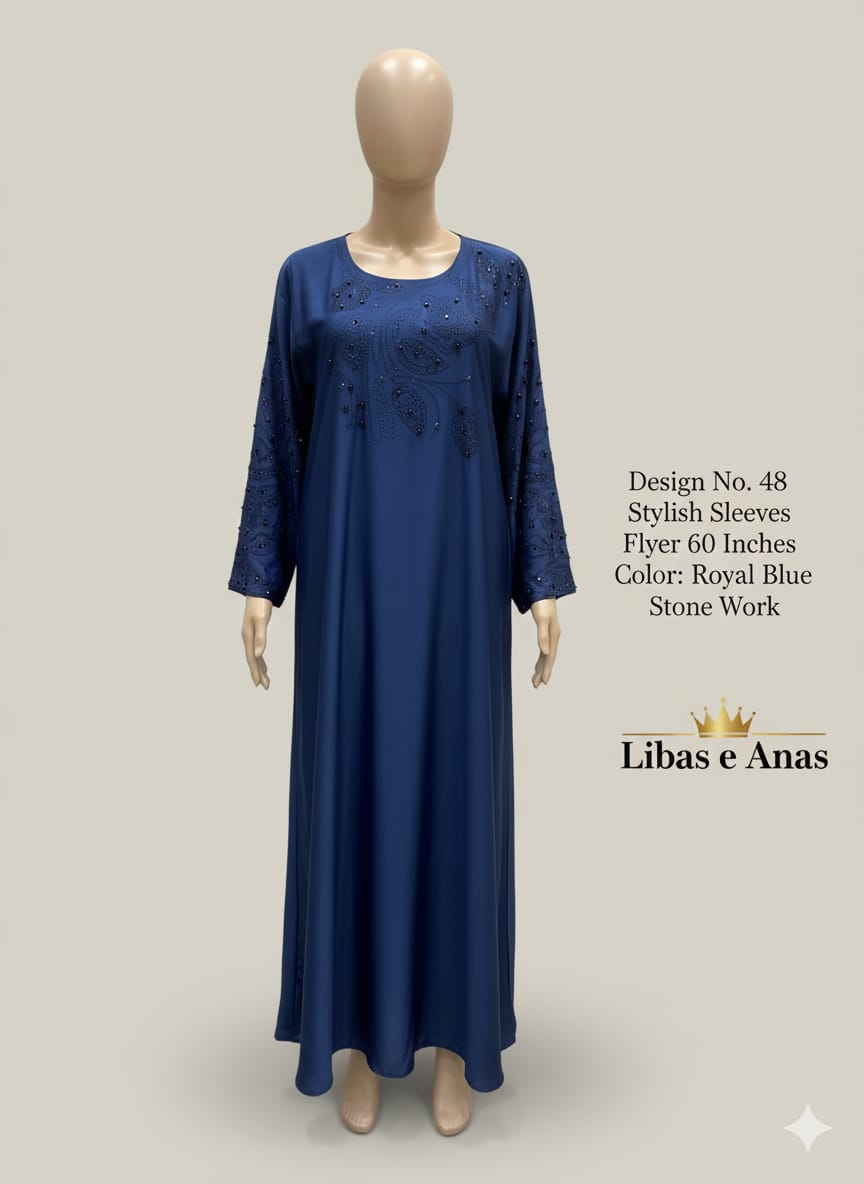Fancy Stone Abaya