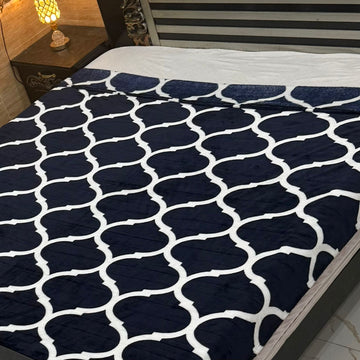 Luxury Summer AC  Blanket(Blue Laria)