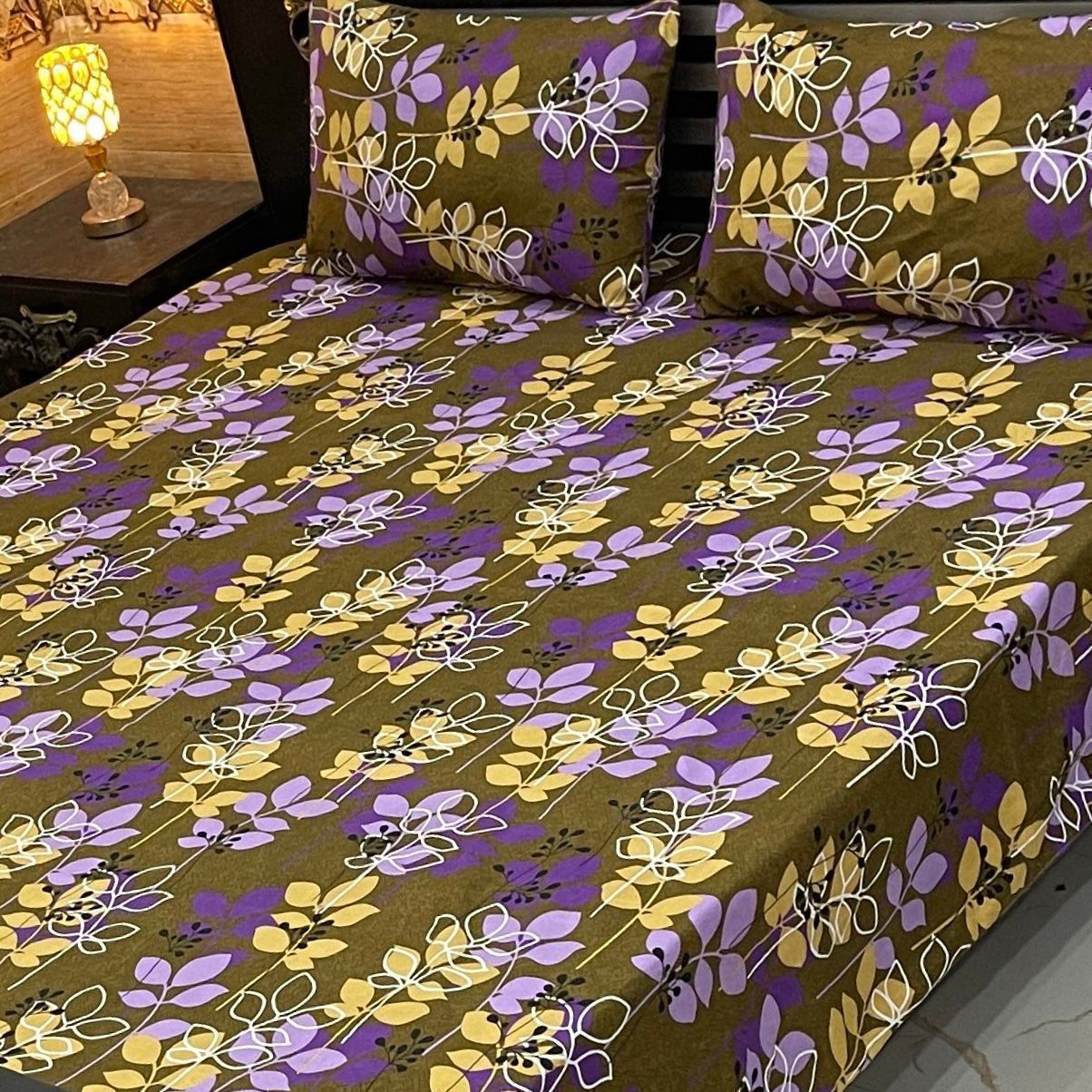 3 Pcs Cotton Sateen Bedsheet