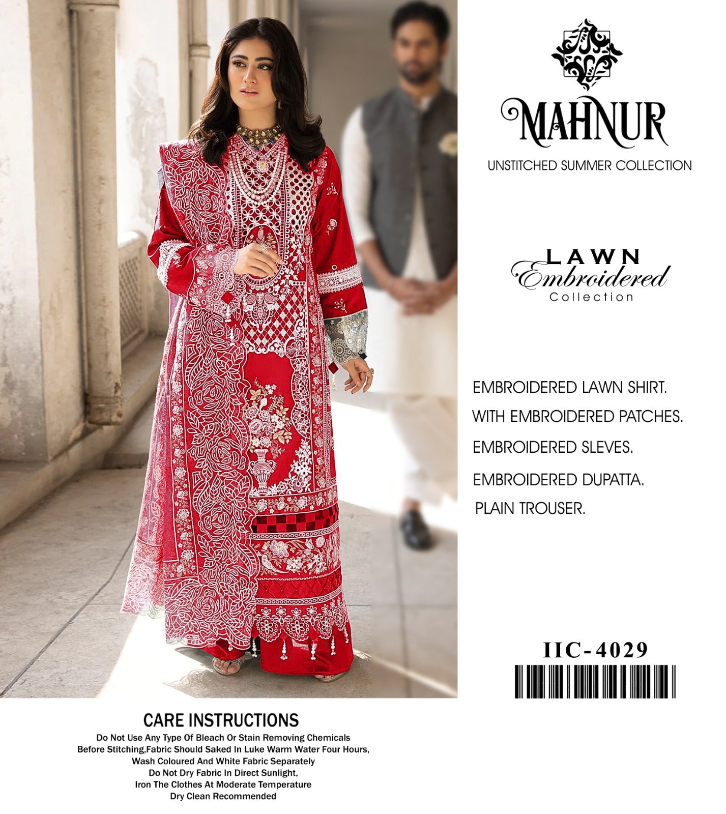 Summer Bloom – Embroidered Lawn