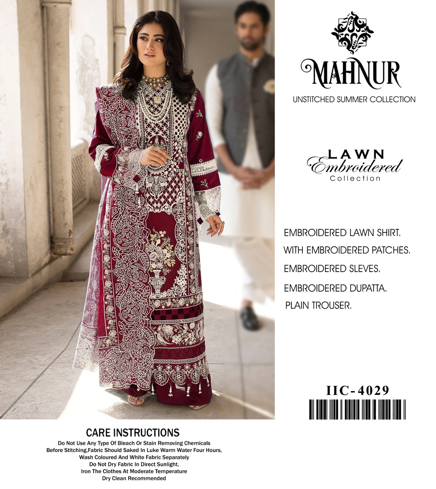 Summer Bloom – Embroidered Lawn