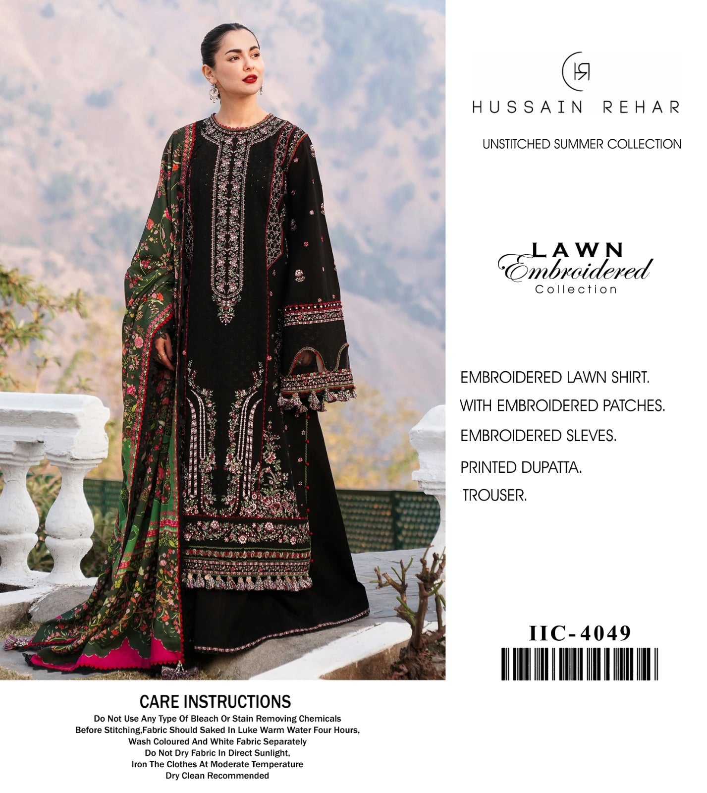 Summer Bloom – Embroidered Lawn
