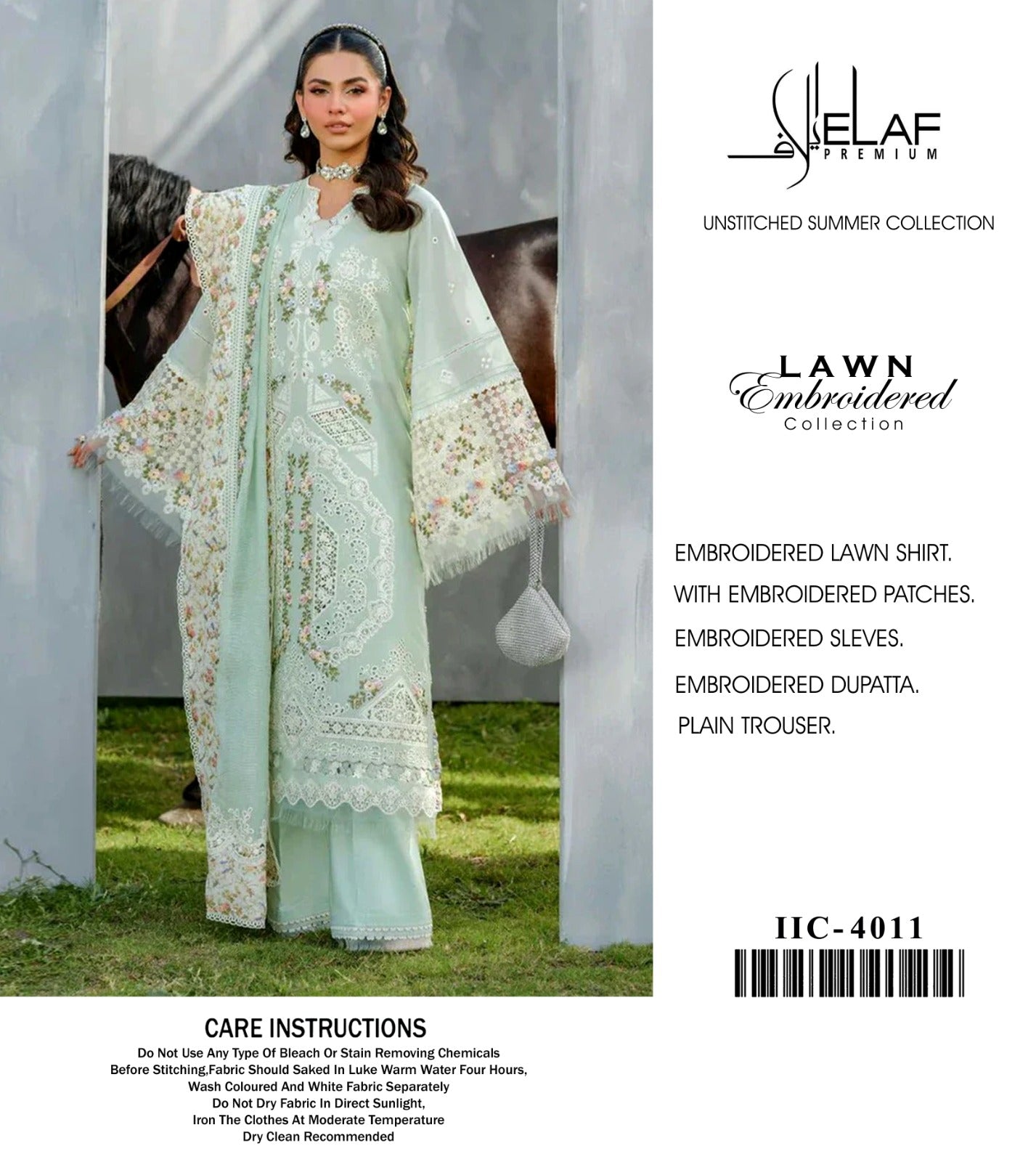 Summer Bloom – Embroidered Lawn