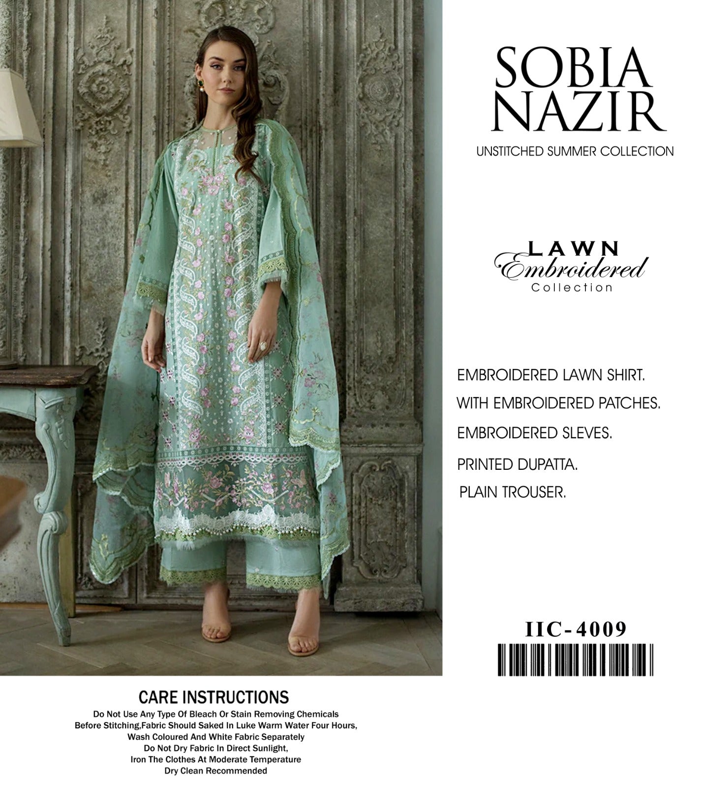 Summer Bloom – Embroidered Lawn