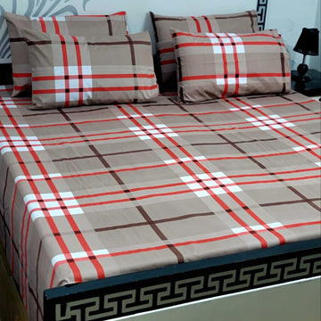 ⚜️ 5 PC Export Quality Pure Cotton Bedsheets Set⚜️