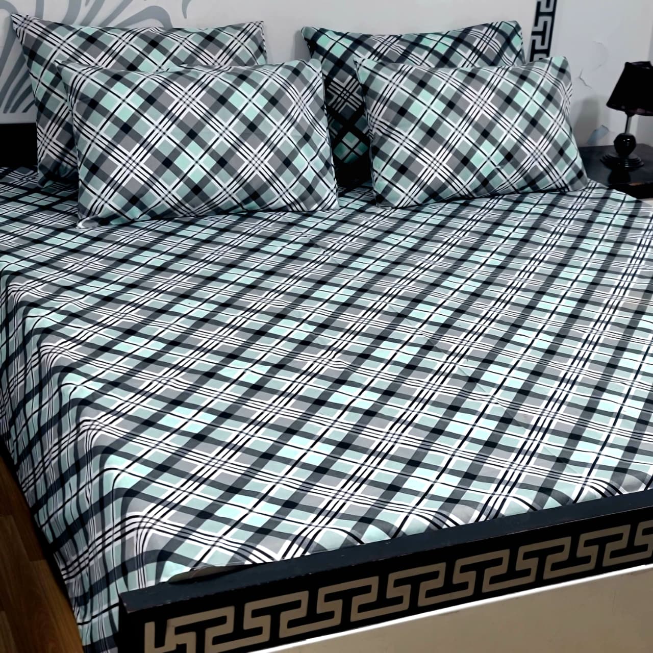 ⚜️ 5 PC Export Quality Pure Cotton Bedsheets Set⚜️
