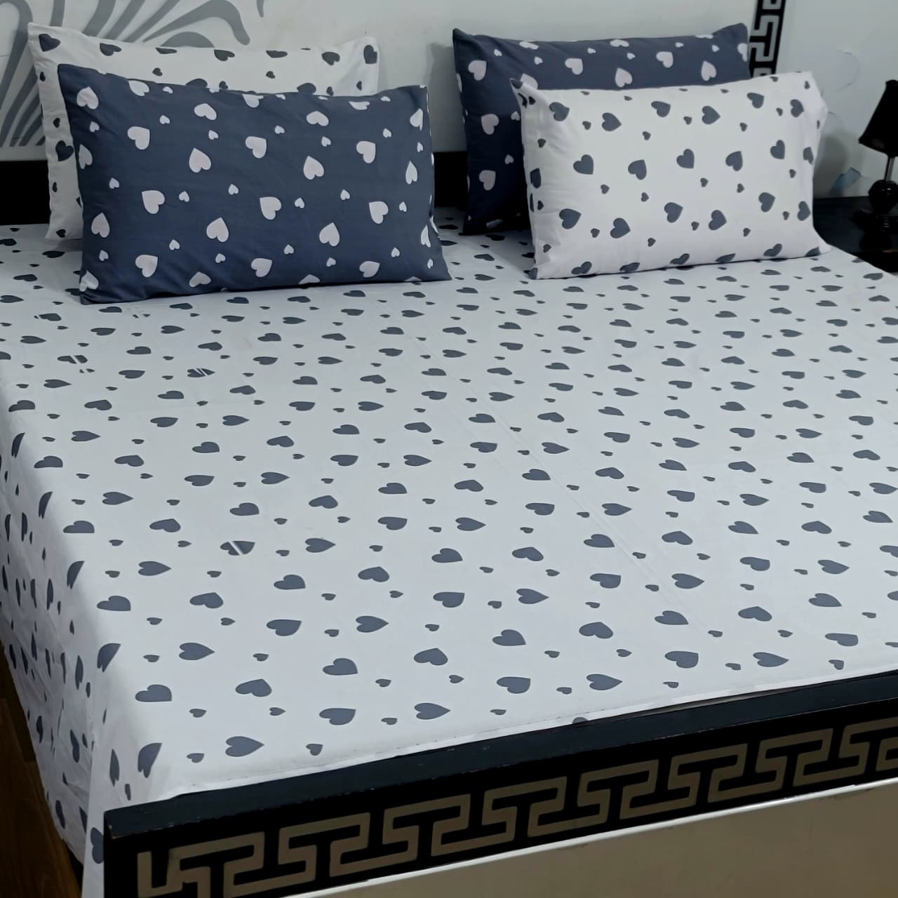 ⚜️ 5 PC Export Quality Pure Cotton Bedsheets Set⚜️