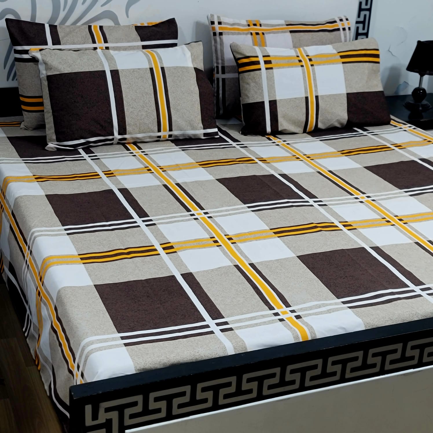 ⚜️ 5 PC Export Quality Pure Cotton Bedsheets Set⚜️