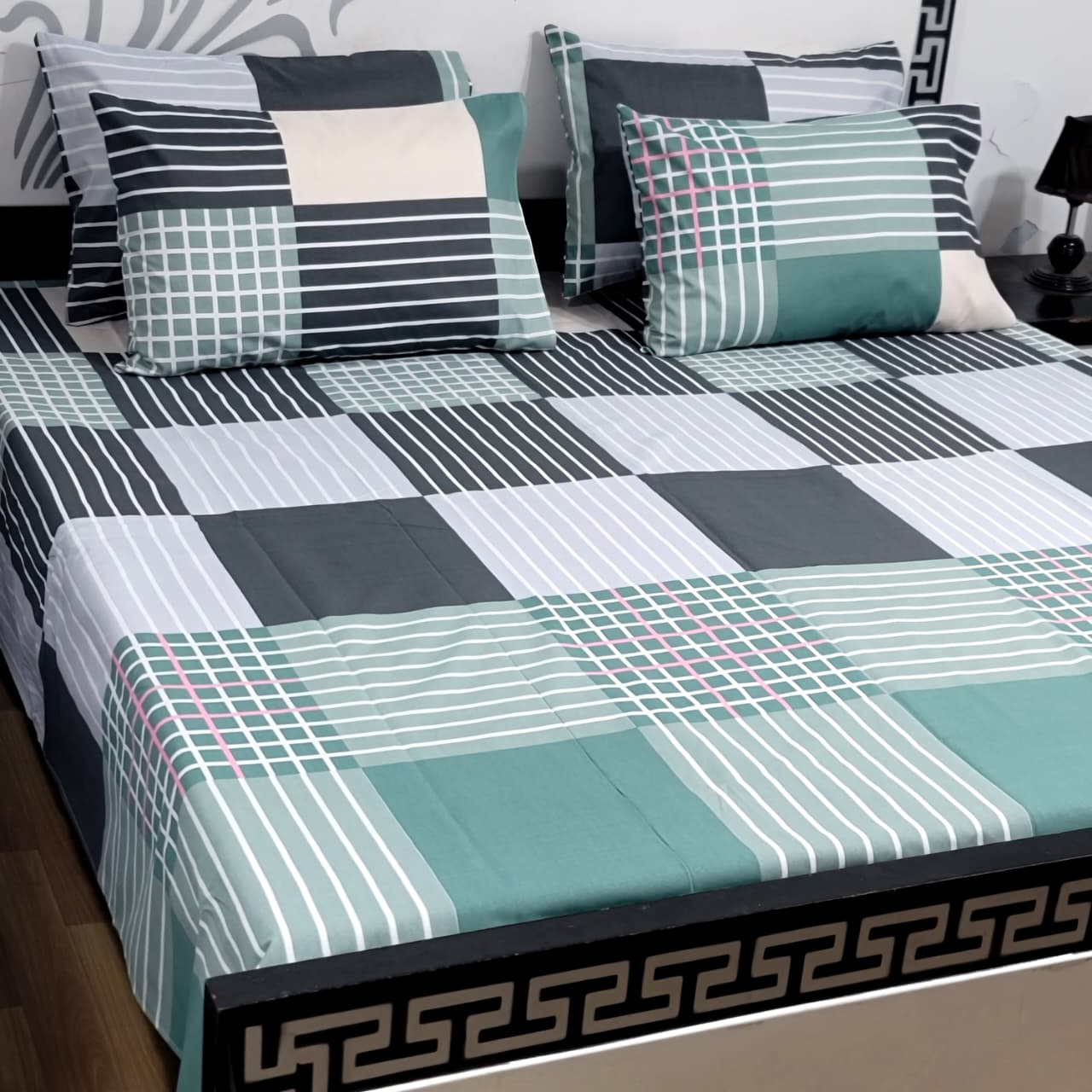 ⚜️ 5 PC Export Quality Pure Cotton Bedsheets Set⚜️