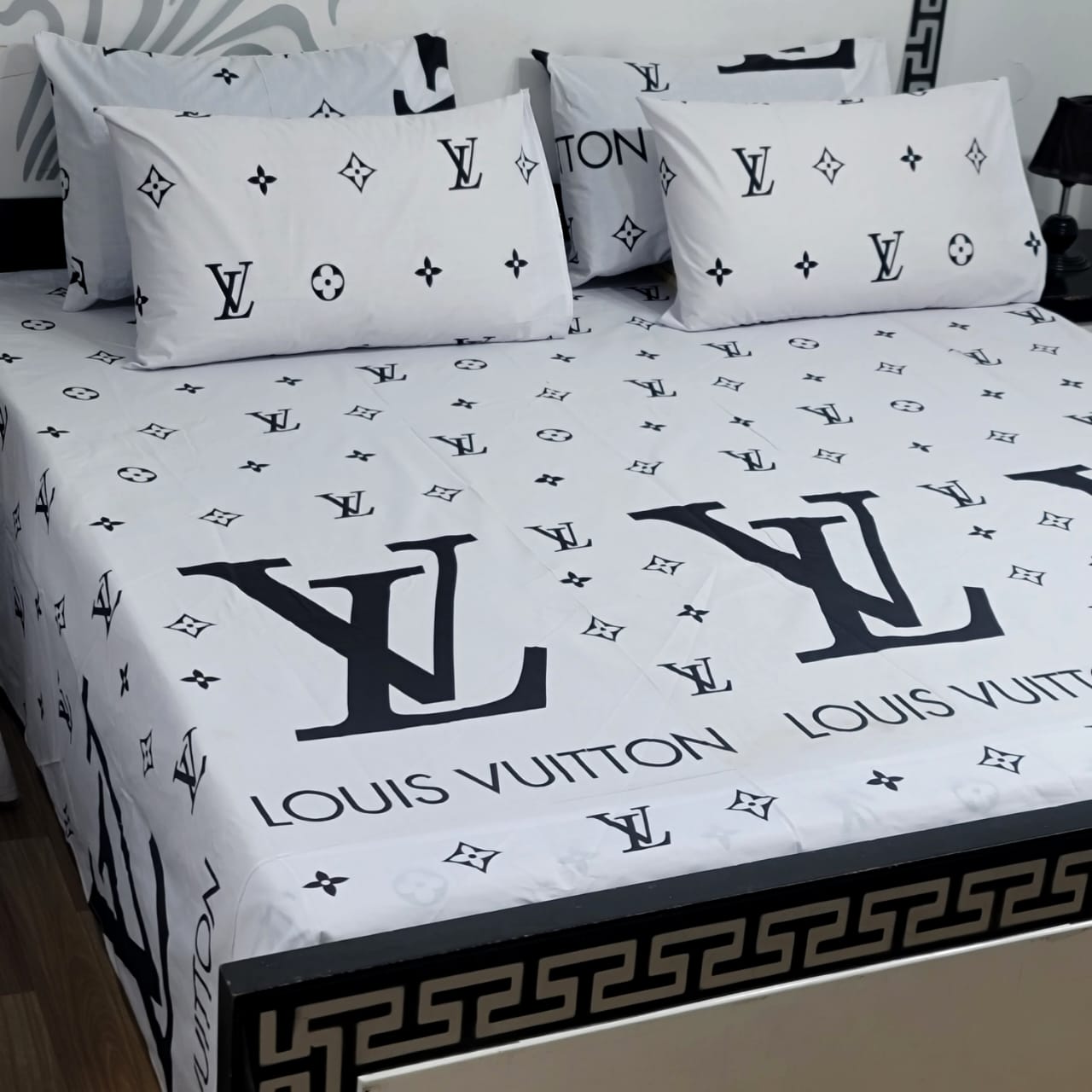 ⚜️ 5 PC Export Quality Pure Cotton Bedsheets Set⚜️