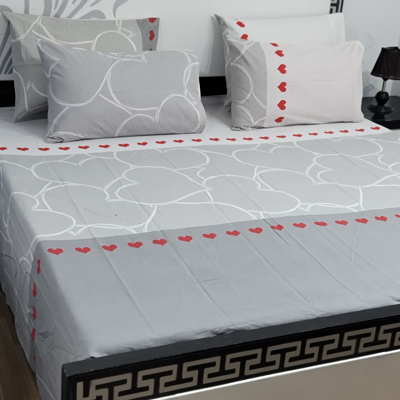 ⚜️ 5 PC Export Quality Pure Cotton Bedsheets Set⚜️