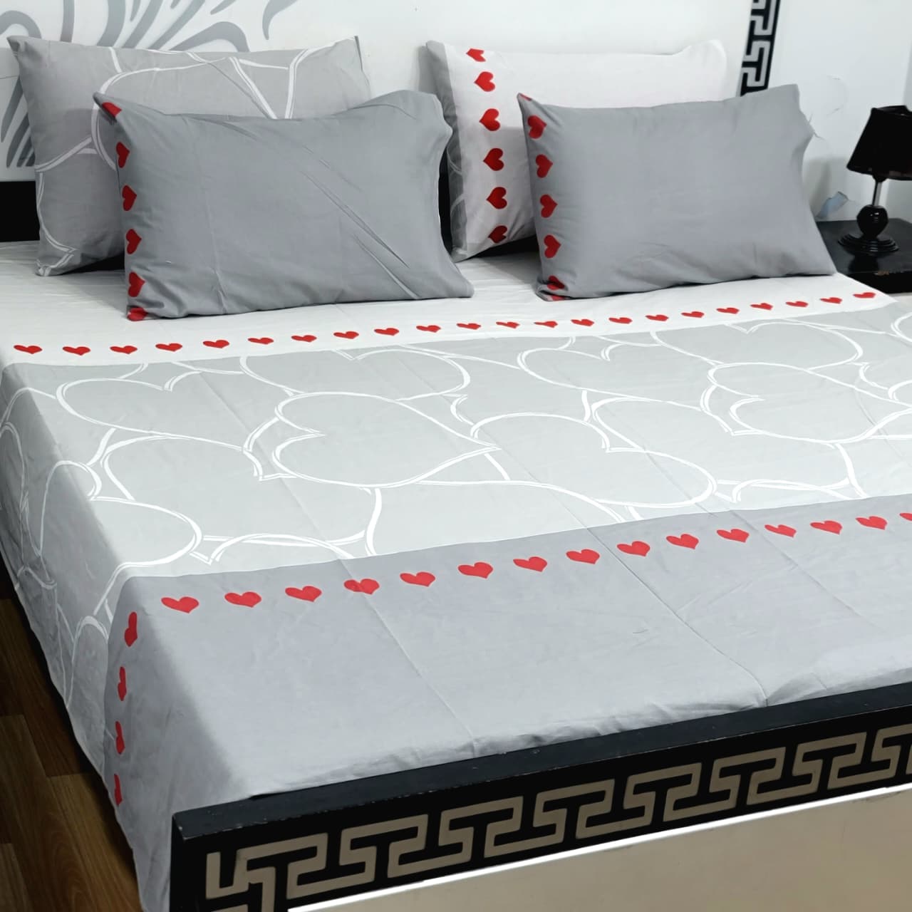 ⚜️ 5 PC Export Quality Pure Cotton Bedsheets Set⚜️