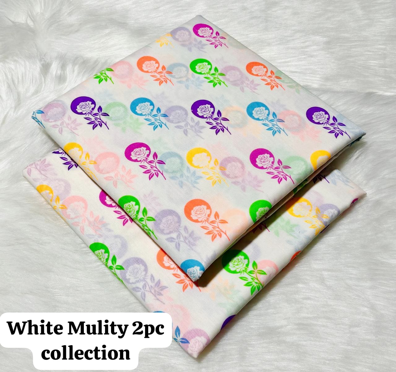 *2pc Lawn Multi Prints *