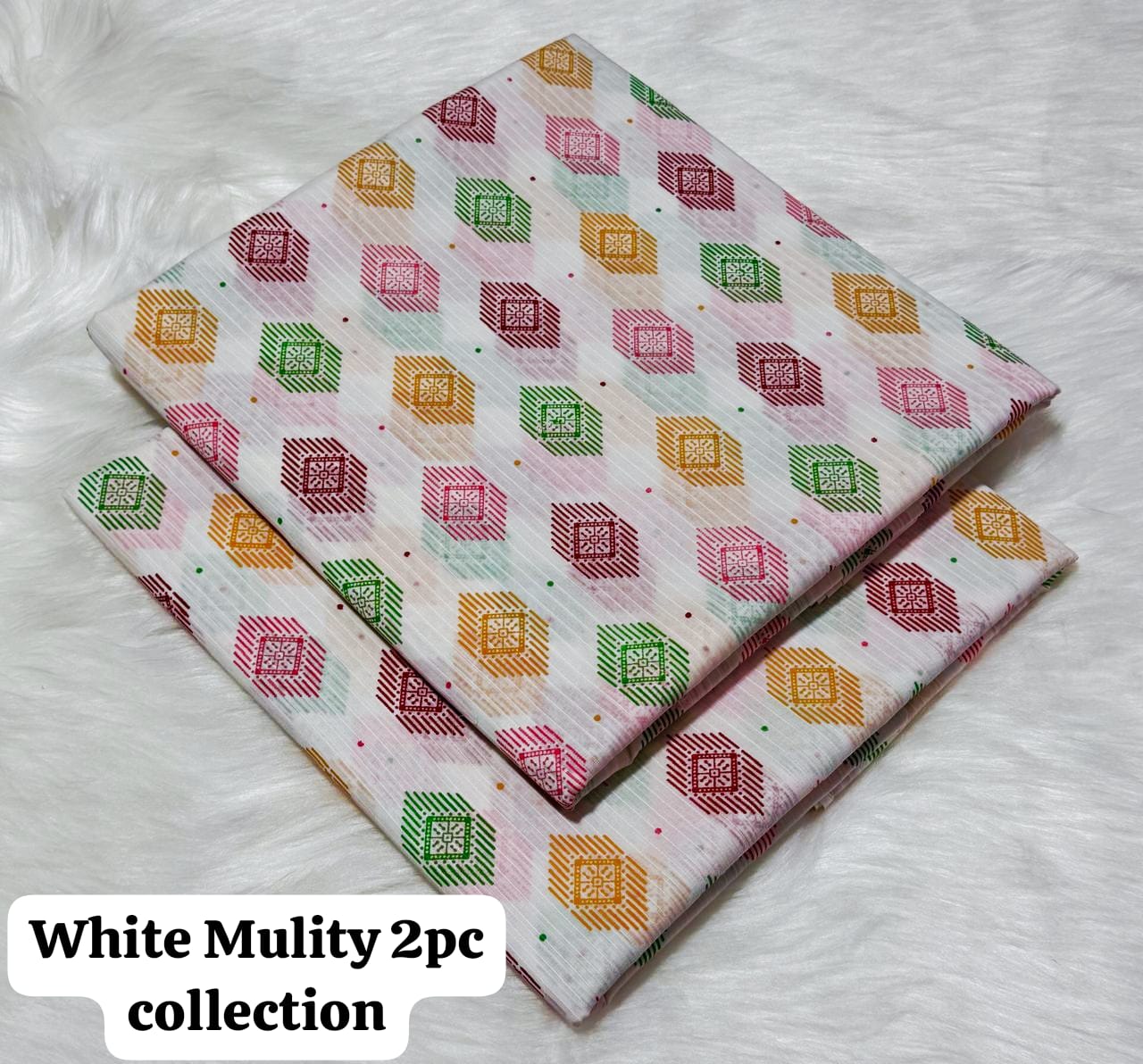 *2pc Lawn Multi Prints *