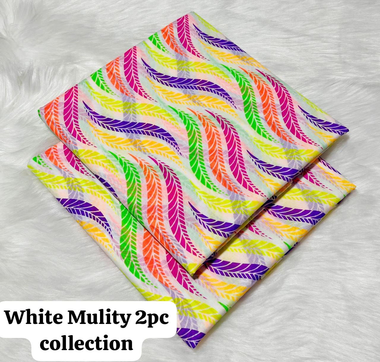 *2pc Lawn Multi Prints *