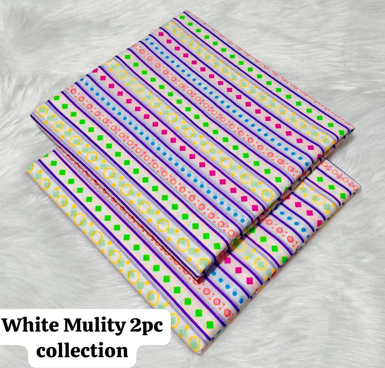 *2pc Lawn Multi Prints *