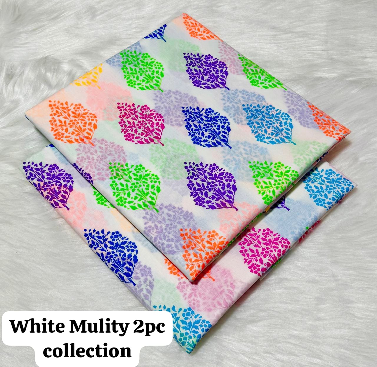 *2pc Lawn Multi Prints *