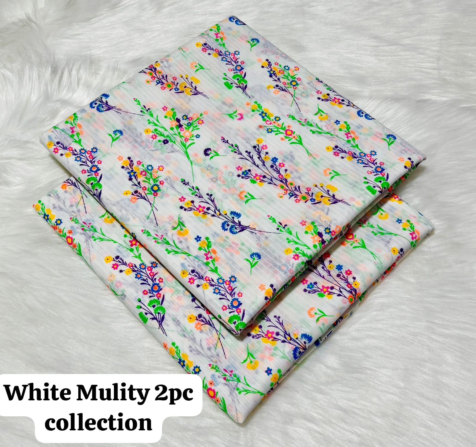 *2pc Lawn Multi Prints *