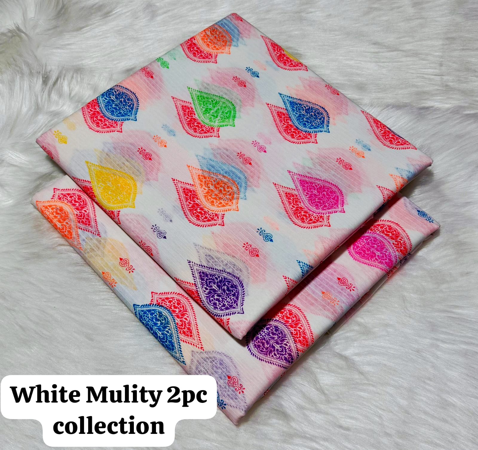 *2pc Lawn Multi Prints *