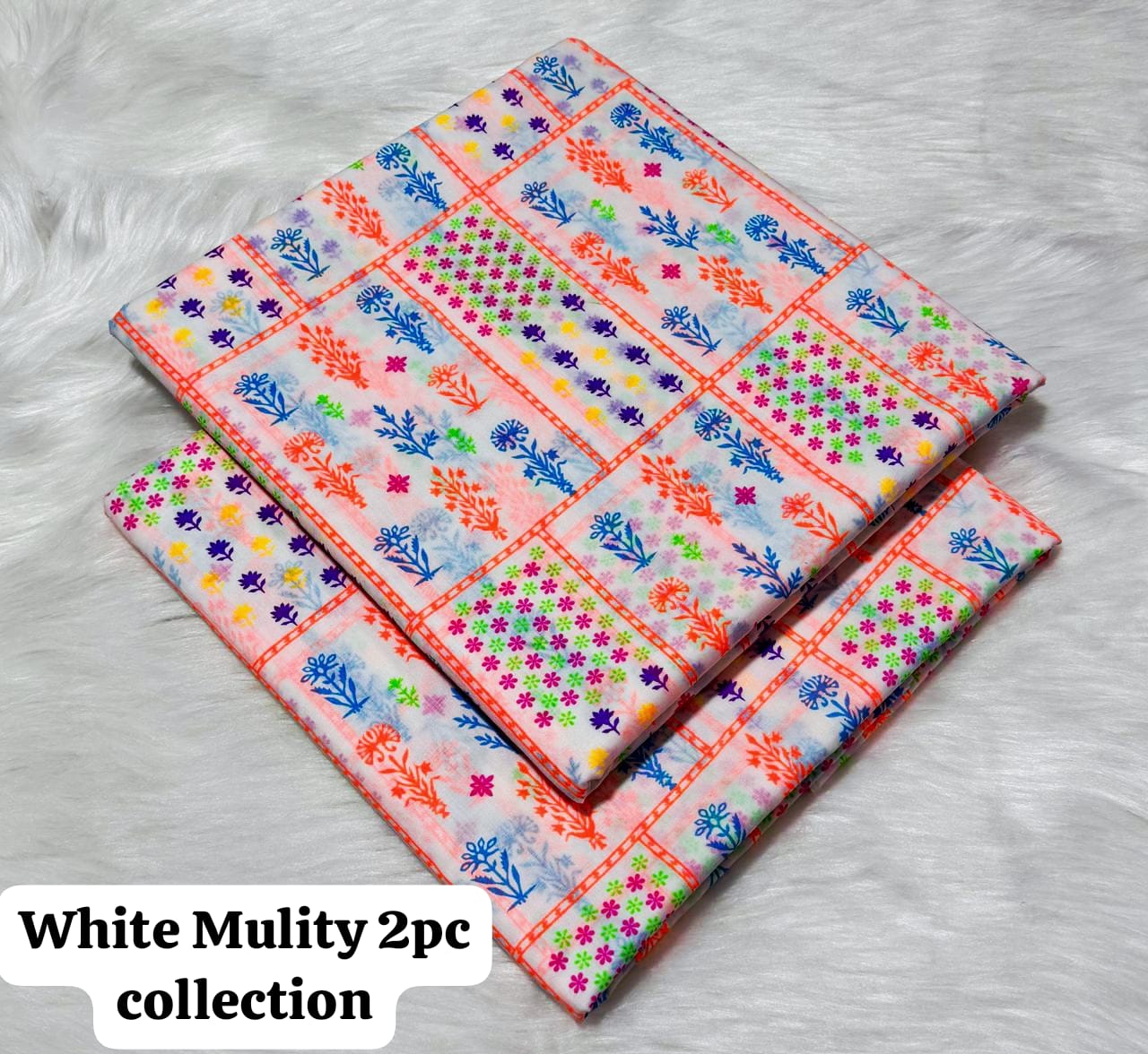 *2pc Lawn Multi Prints *