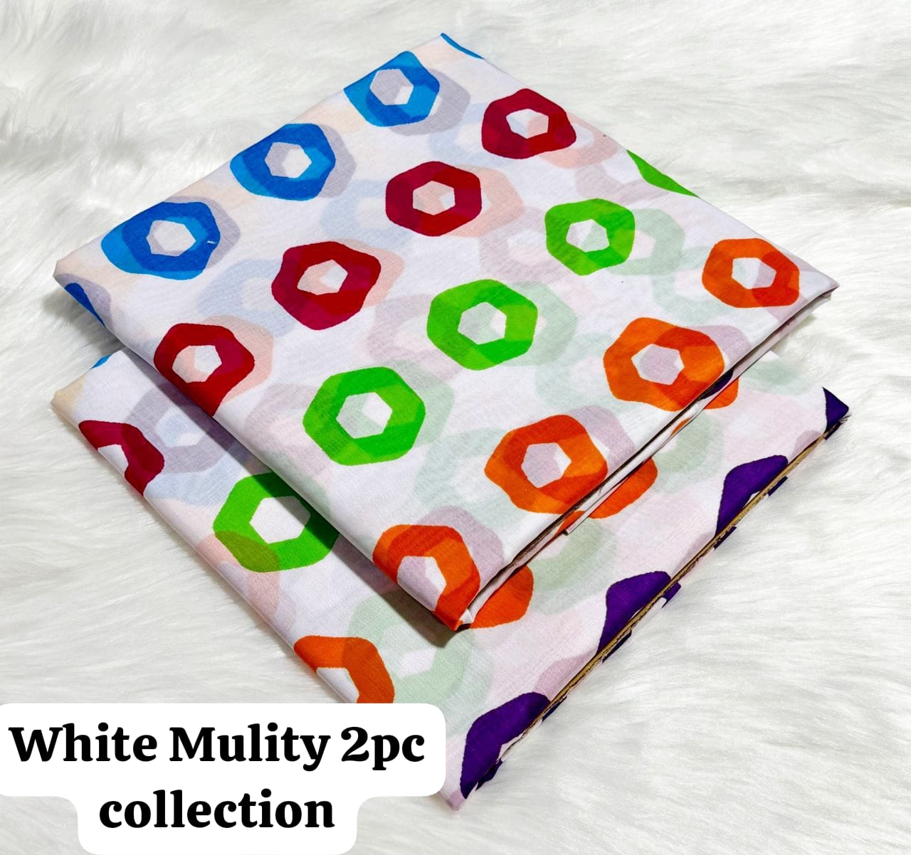 *2pc Lawn Multi Prints *