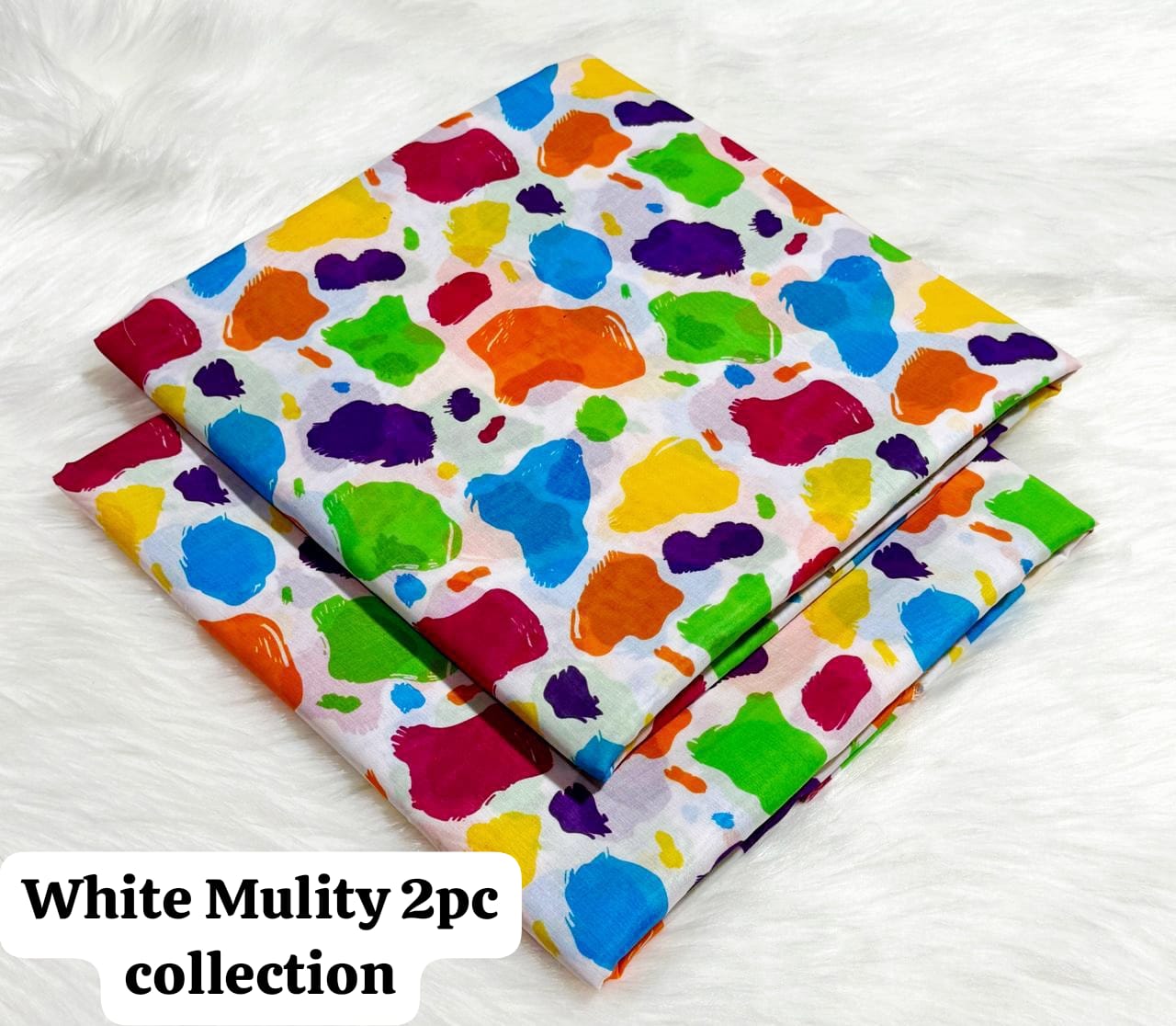 *2pc Lawn Multi Prints *