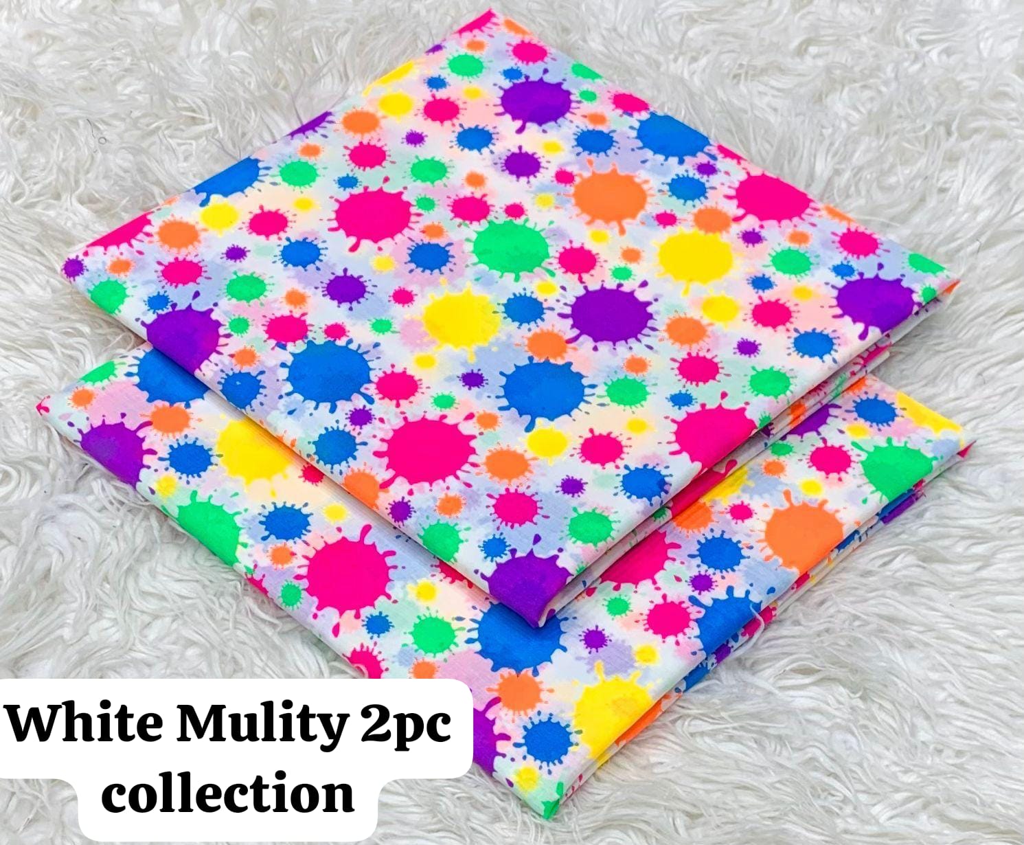 *2pc Lawn Multi Prints *