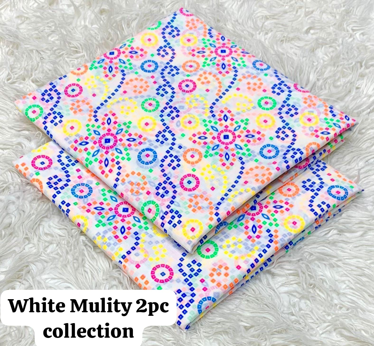 *2pc Lawn Multi Prints *