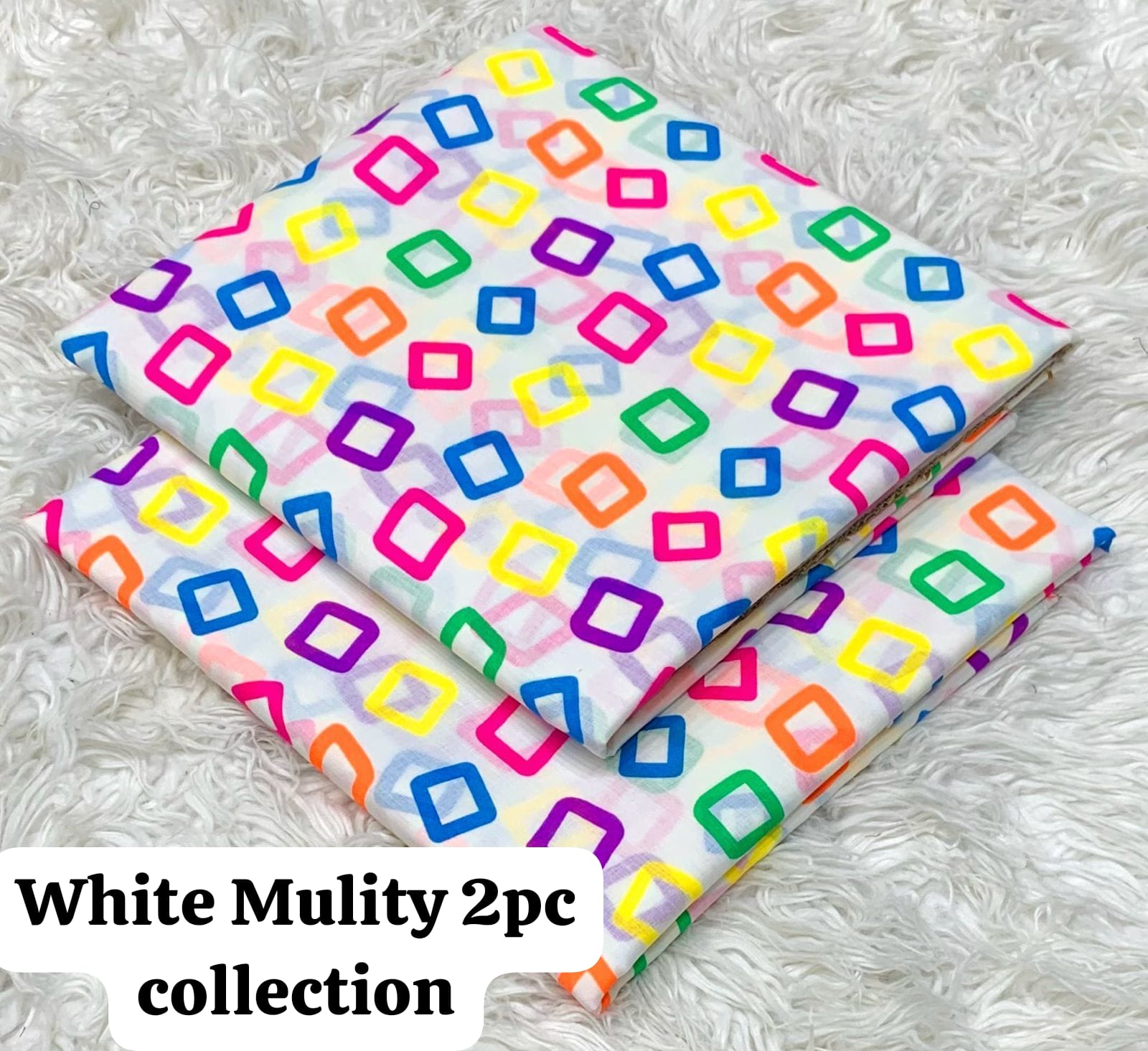 *2pc Lawn Multi Prints *