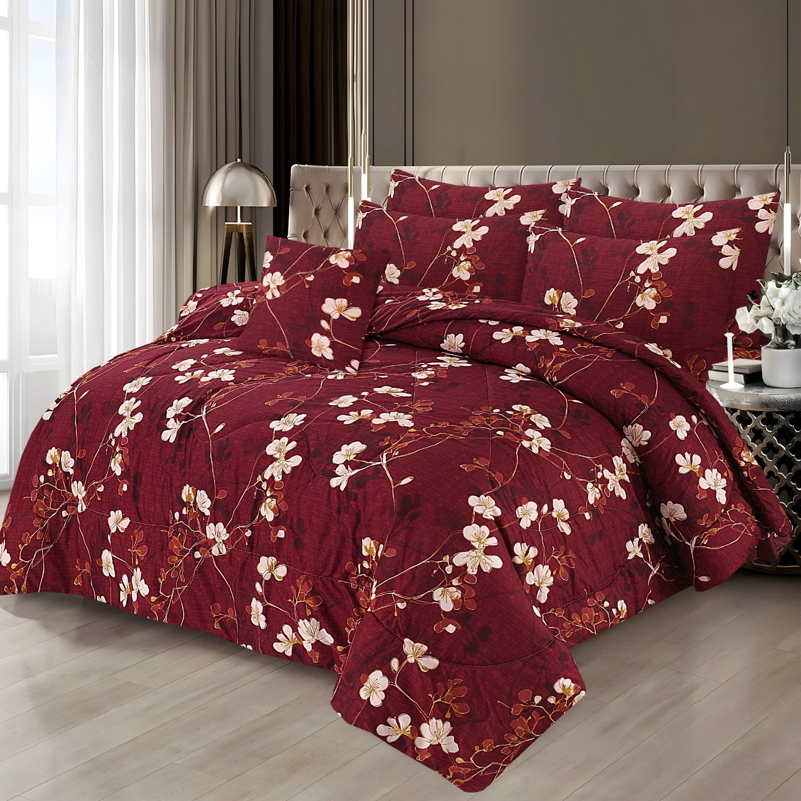 7 pcs Comforter Set(Design MZk-361)