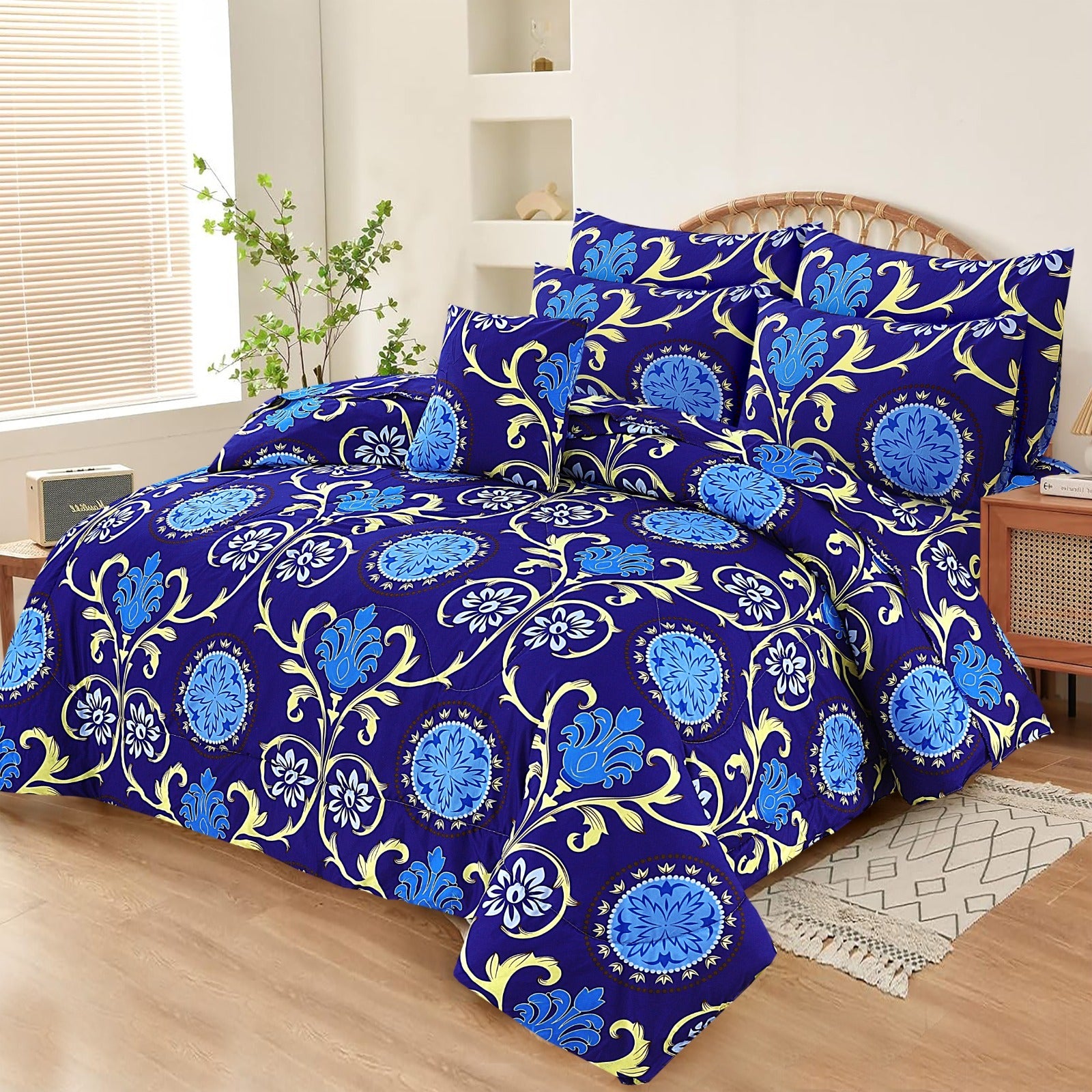 7 pcs Comforter Set(Design MZk-362)