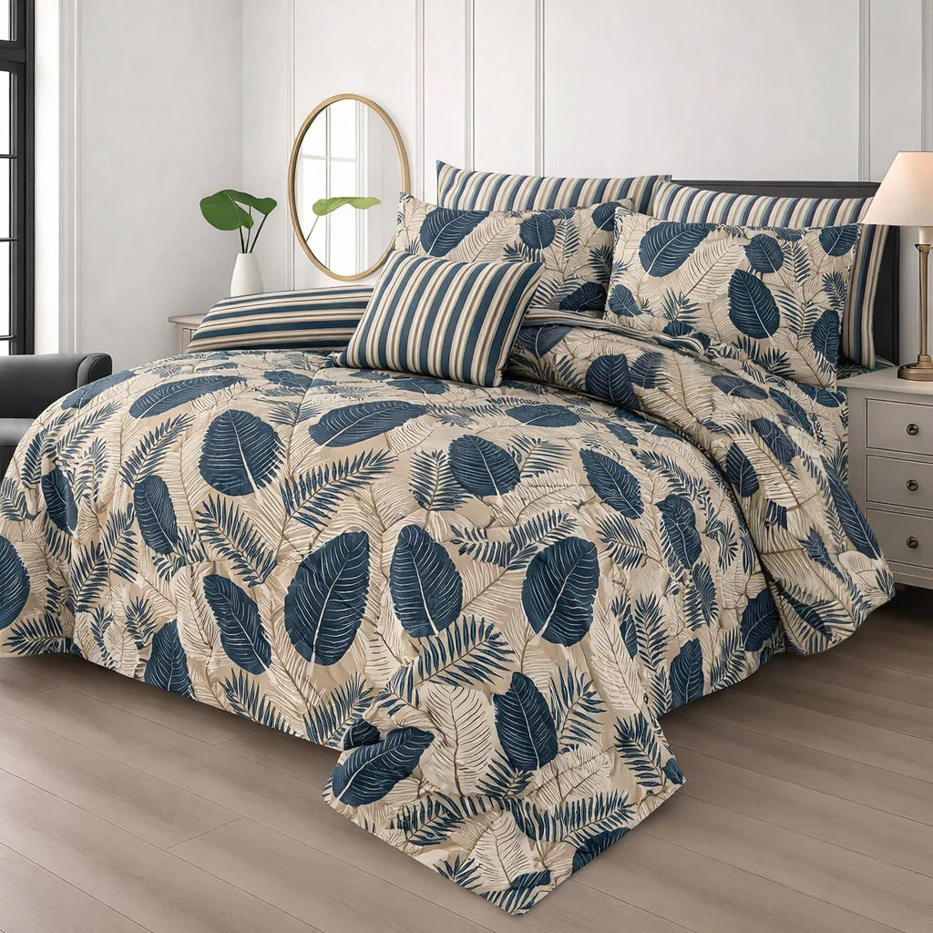 7 pcs Comforter Set(Design MZk-365)