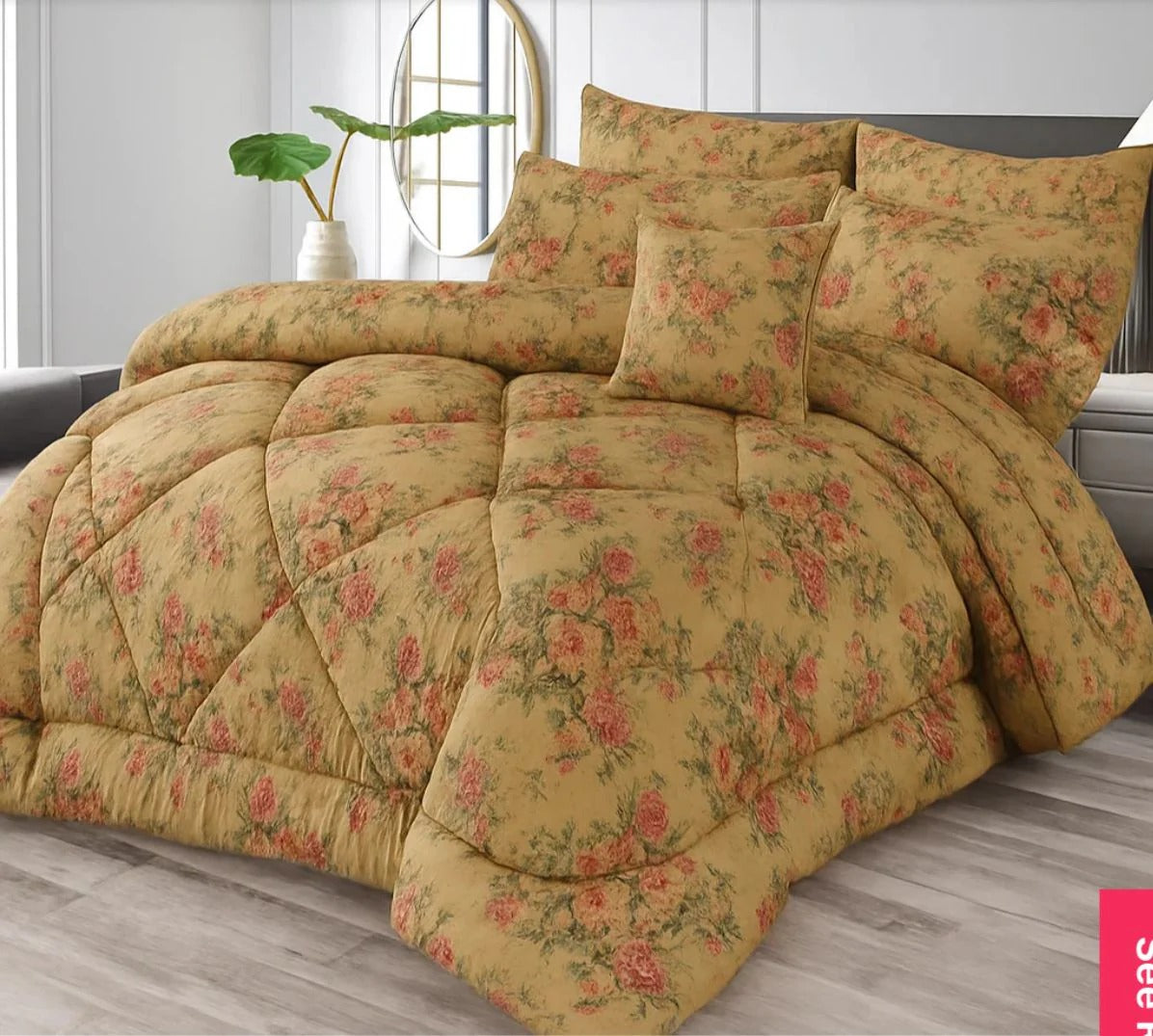 7 pcs Comforter Set(Design MZk-367)
