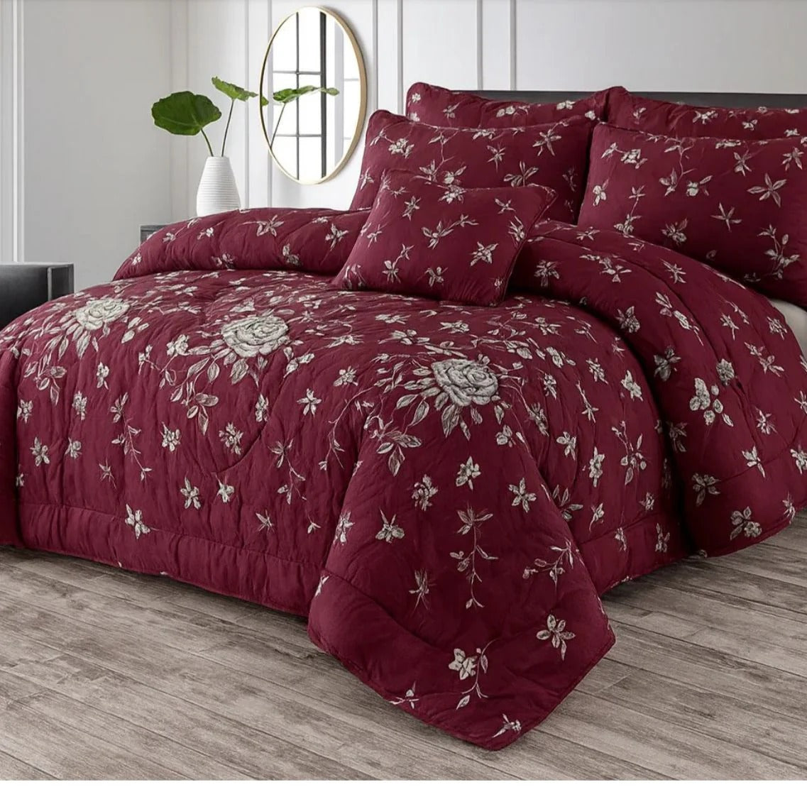 7 pcs Comforter Set(Design MZk-368)