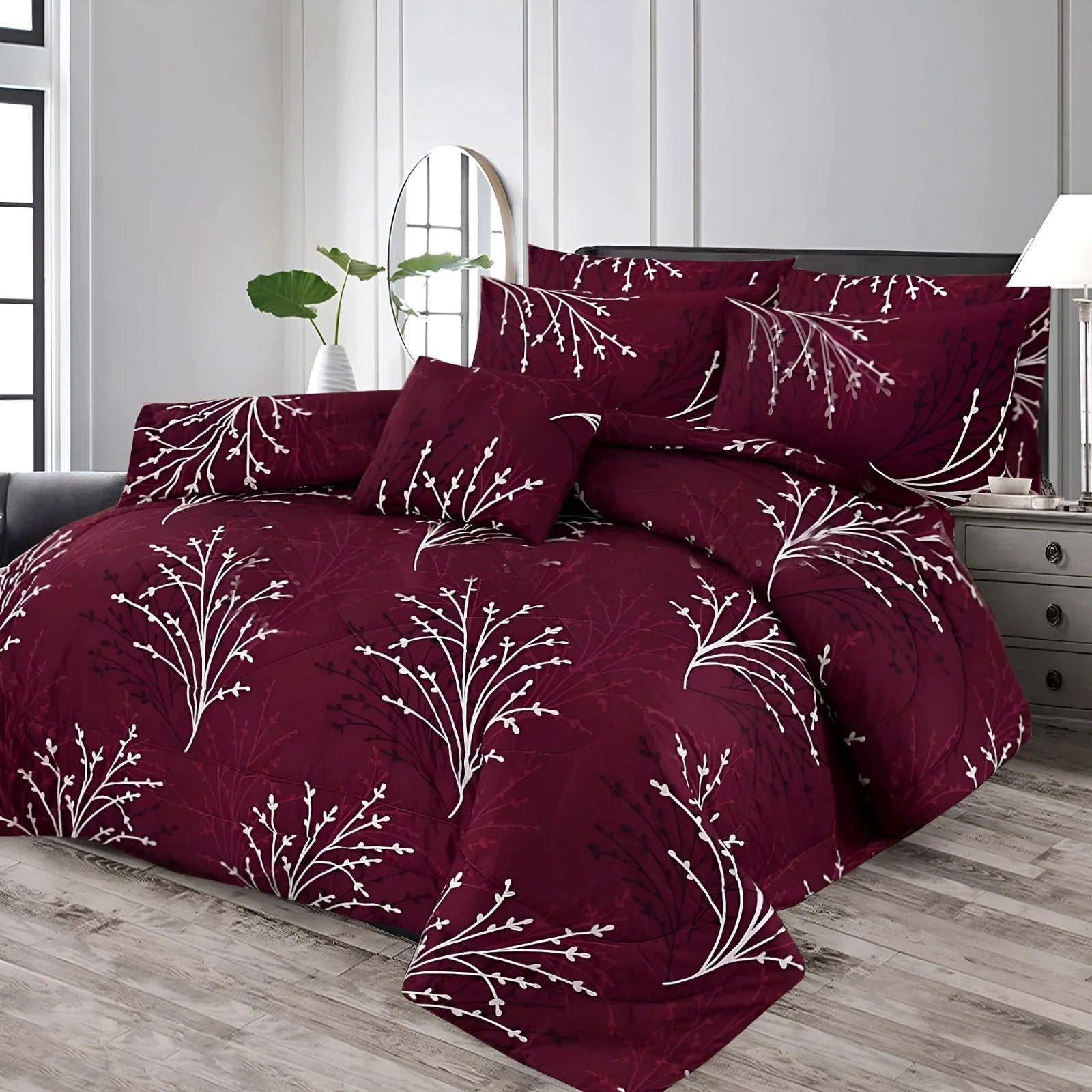 7 pcs Comforter Set(Design MZk-370)