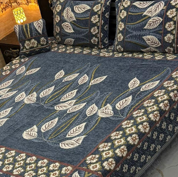 4Pc Velvet Jaquard Bedsheet (Ds No 1096 )