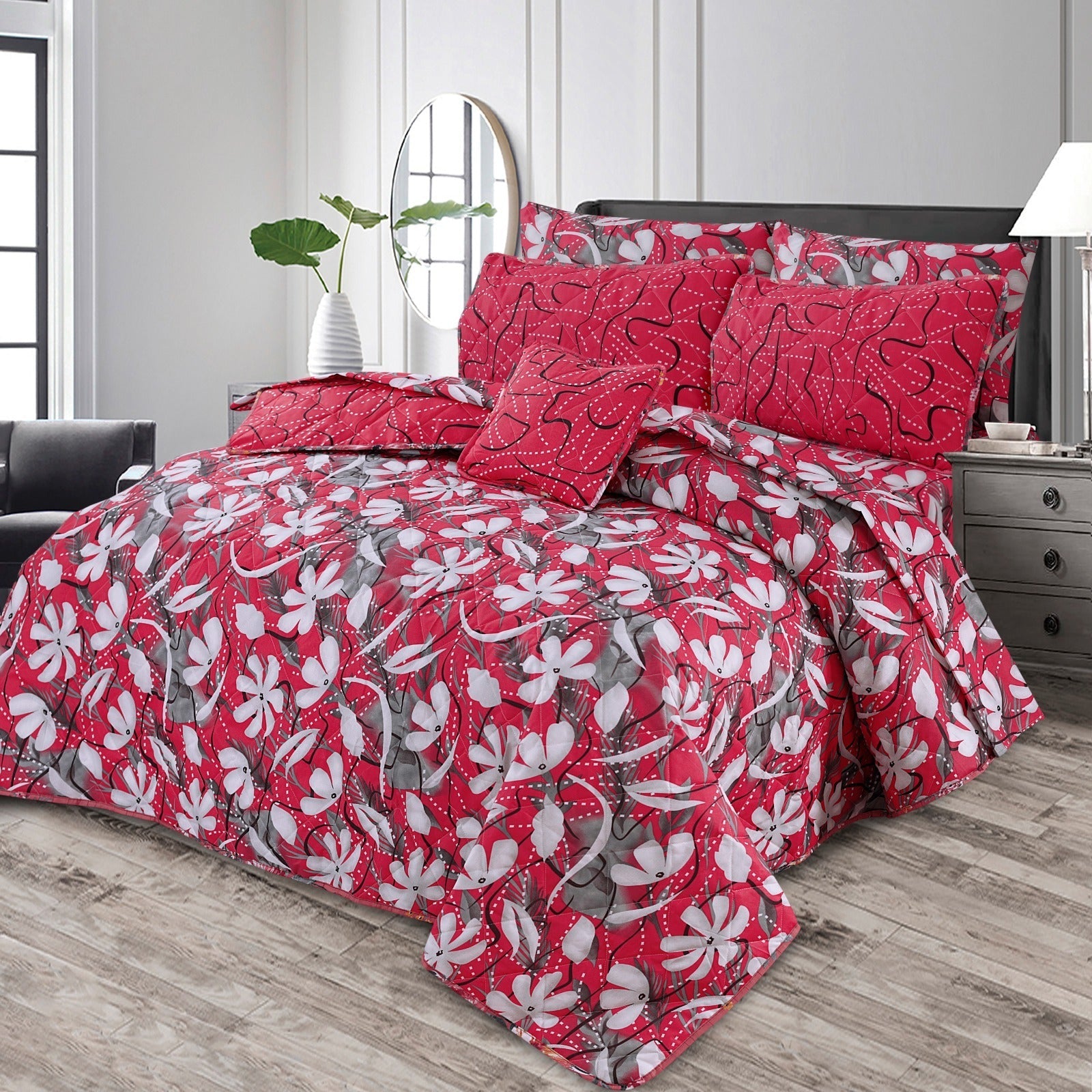 King Cotton Comfurter set 7pcs(Design MZk-212)