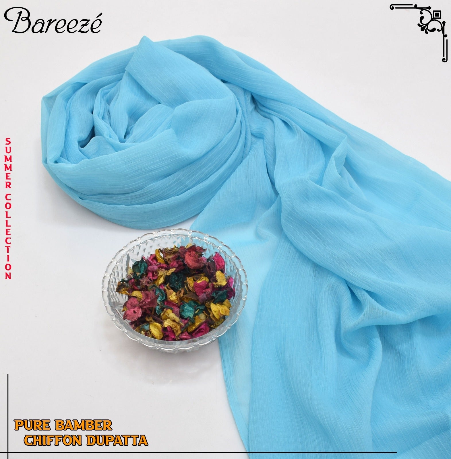 Breeze Plian Chiffon Dupatta(DZD-2267)